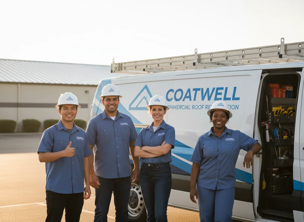 Commercial roof coating company in Newdale, ID